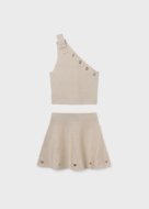 MAYORAL blūze ar svārki, sand, 6.918-14, 140 cm
