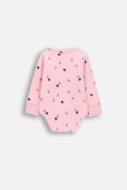 COCCODRILLO bodijs ar garām piedurknēm un pogām, rozā, izmērs