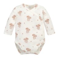 PINOKIO bodijs ar garām piedurknēm un pogām LOVELY DAY, ecru, 50 cm, 1-02-2421-09-1050