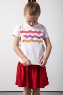 COCCODRILLO t-krekli ACADEMY GIRL KIDS, baltā, cm
