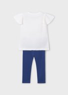 MAYORAL t-krekls ar īsam piedurknēm + legini, porcelain, 3.724-88, 104  cm