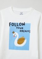 OVS GIRL3-10Y T-SHIRTS L/S 2H 5-6 WHITE 001904632