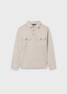 MAYORAL polo krekliņš ar garām piedurknēm, chai, 7.103-64