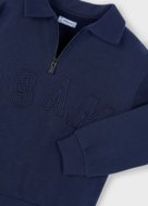 MAYORAL polo krekliņš ar garām piedurknēm, blue, 4.402-31, 10 cm