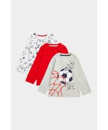 MOTHERCARE t-krekls ar garām piedurknēm, 3 gab., CB021