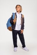 COCCODRILLO krekli ar garām piedurknēm BACK TO SCHOOL BOY, balta, ZC3136103BSB-001-116, 116 cm