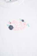 COCCODRILLO t-krekls ar īsam piedurknēm, balti, izmērs