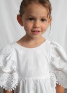 MAYORAL kleita, white, 3.923-81, 122  cm