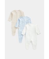 MOTHERCARE zīdaiņu kombinezons, 3 gab., FC102