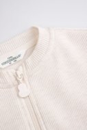 COCCODRILLO džemperis ar rāvējslēdzēju, smilšu krāsa,