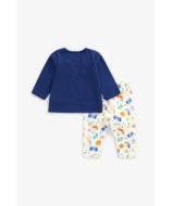 MOTHERCARE t-krekls ar garām piedurknēm + legini, ZB747