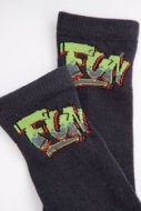 COCCODRILLO zeķes SOCKS BOY, pelēks, cm