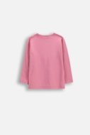 COCCODRILLO t-krekls ar garām piedurknēm, rozā, WC6143101HGN-007-068, 68 izmērs
