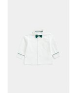 MOTHERCARE krekls ar garām piedurknēm, veste un tauriņš, FC684