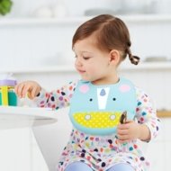 SKIP HOP silikona lacīte ZOO FOLD & GO, 6m+, unicorn, 232204
