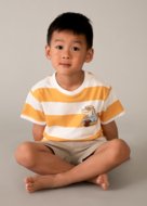 MAYORAL t-krekls ar šorti, peach, 3.602-23, 122  cm