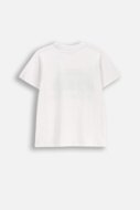 COCCODRILLO t-krekls ar īsam piedurknēm, balti, WC6143205VBB-001-164, 164 izmērs