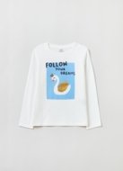 OVS GIRL3-10Y T-SHIRTS L/S 2H 5-6 WHITE 001904632