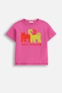 COCCODRILLO t-krekli ACADEMY GIRL KIDS, rozā, cm