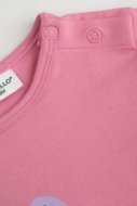 COCCODRILLO t-krekls ar garām piedurknēm, rozā, WC6143101HGN-007-068, 68 izmērs