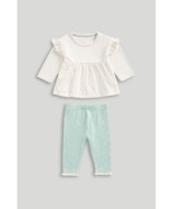 MOTHERCARE krekls ar garām piedurknēm un legingi, LK395 86