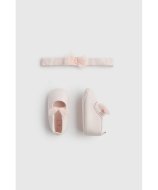 MOTHERCARE tekstila apavi un galvas saite, HD66