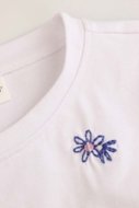 COCCODRILLO krekls ar īsām piedurknēm FLOWER PARADISE GIRL KIDS, balta, WC5143204FGK-001-122, 122 cm