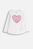 COCCODRILLO t-krekls FROSTING PUDDLE GIRL KIDS, balti, cm