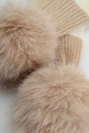 COCCODRILLO šalle ACCESSORIES WINTER GIRL, krēmveida, ZC5369101AWG-002-000