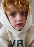 MAYORAL džemperis ar kapuci, hemp, 3.435-72, 140 cm