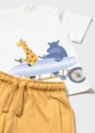 MAYORAL t-krekls ar šorti, peach, 1.670-44, 80  cm