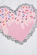 COCCODRILLO t-krekls FROSTING PUDDLE GIRL KIDS, balti, cm