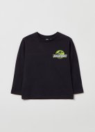 OVS BOY3-10Y T-SHIRT L/S 2H 7-8 BLACK 001894866