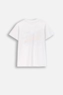 COCCODRILLO t-krekls ar īsam piedurknēm, balti, WC6143211VBB-001-158, 158 izmērs