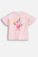 COCCODRILLO krekls ar īsām piedurknēm HAPPY RETRO GIRL KIDS, rozā, WC5143201HGK-007-122, 122 cm
