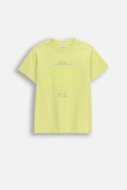 COCCODRILLO t-krekls ar īsam piedurknēm, dzelteni, WC6143203NBJ-004-164, 164 cm
