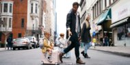 STOKKE transformējams čemodāns un mugursoma JETKIDS™, zaļa, 570602