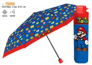 PERLETTI Mini lietussargs Super Mario 50/8, 75059