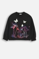 COCCODRILLO t-krekls RAVE GIRL JUNIOR, melns, ZC5143101RGJ-021-128, 128 cm