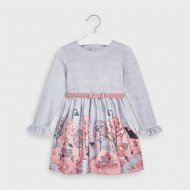 MAYORAL džemperis un svārkiem 6K, bark, 122 cm, 4981-32