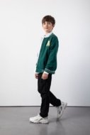 COCCODRILLO džemperis ACADEMY BOY JUNIOR, zaļš, ZC5132602ABJ-011-164, 164 cm