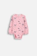 COCCODRILLO bodijs ar garām piedurknēm, rozā, izmērs