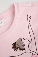 COCCODRILLO t-krekls EVERYDAY GIRL A, rozā, cm