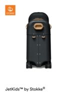 STOKKE JetKids koferis ar riepiņām, Black, 534505
