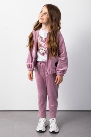 COCCODRILLO džemperis CRAFT PUNK GIRL KIDS, rozā, ZC5132401CGK-033-104, 104 cm