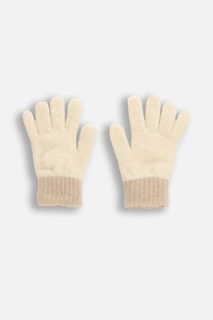 COCCODRILLO cimdi ACCESSORIES WINTER GIRL, krēmveida, ZC5360301AWG-002-M, M cm 