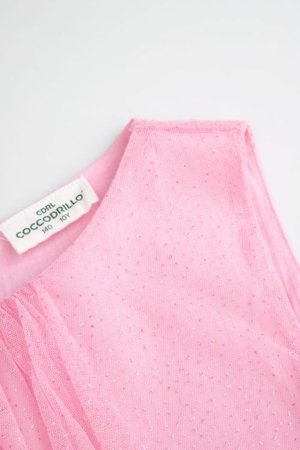 COCCODRILLO kleita bez piedurknēm, rozā, WC6128304EJG-007-134, 134 izmērs 