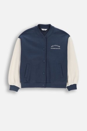 COCCODRILLO džemperis ar rāvējslēdzēju, tumši zils, WC6132201FGJ-015-146, 146 izmērs 