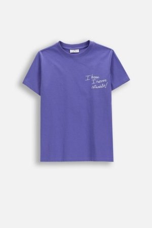 COCCODRILLO t-krekls ar īsam piedurknēm, violeti, WC6143203VBA-016-164, 164 izmērs 