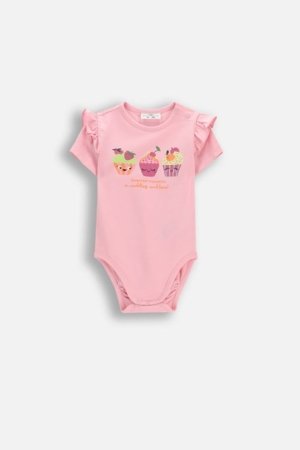 COCCODRILLO bodijs ar īsam piedurknēm, rozā, izmērs 